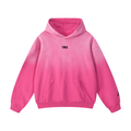 "Tired." Heavyweight Hoodie -- Washed Pink